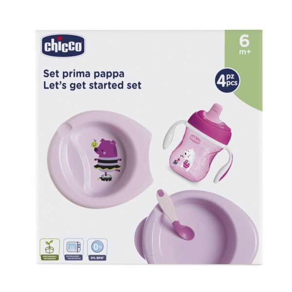 Chicco Set Pappa 6m+ Rosa