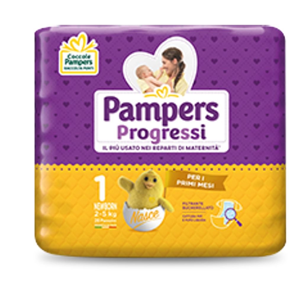 Pampers Pannolino Progressi Newborn 2-5 Kg - Baby House Shop