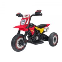 Globo Motocross Elettrica 6V per Bambini Rossa