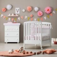 Azzurra Design Lettino Boom Bianco Rosa