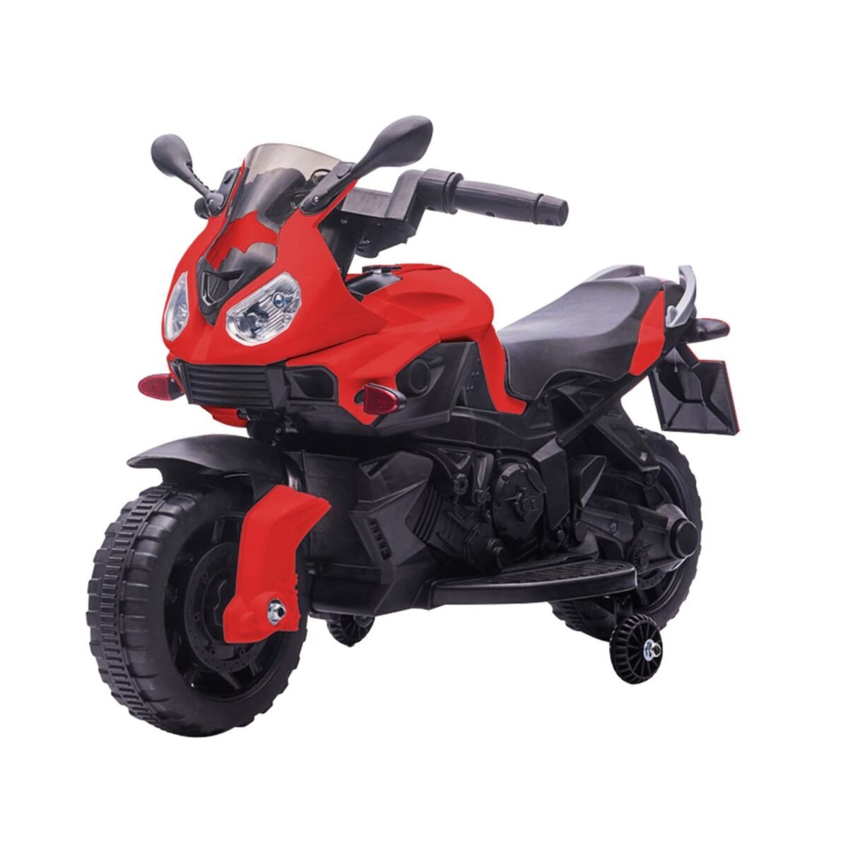 Globo Moto Elettrica 6V per Bambini Rossa