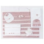 Picci Set Corredino Stripe Rosa