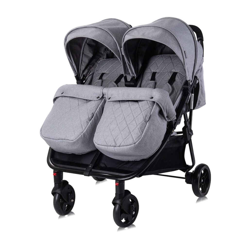 Lorelli Passeggino Gemellare Duo Cool Grey