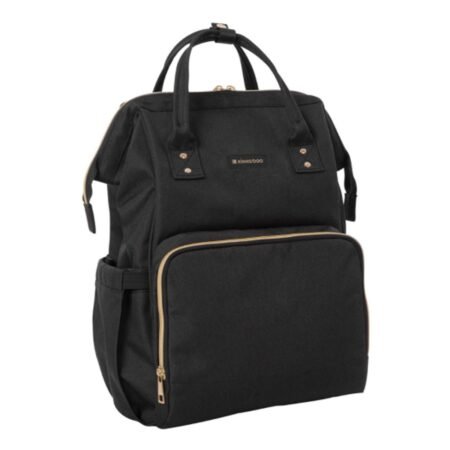 Kikkaboo Zaino Mama Bag Siena Black & Gold