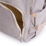 Kikkaboo Zaino Mama Bag Siena Light Grey