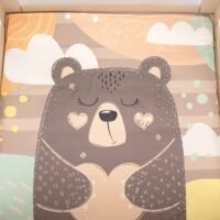 Kikkaboo Box Quadrato Bear Beige