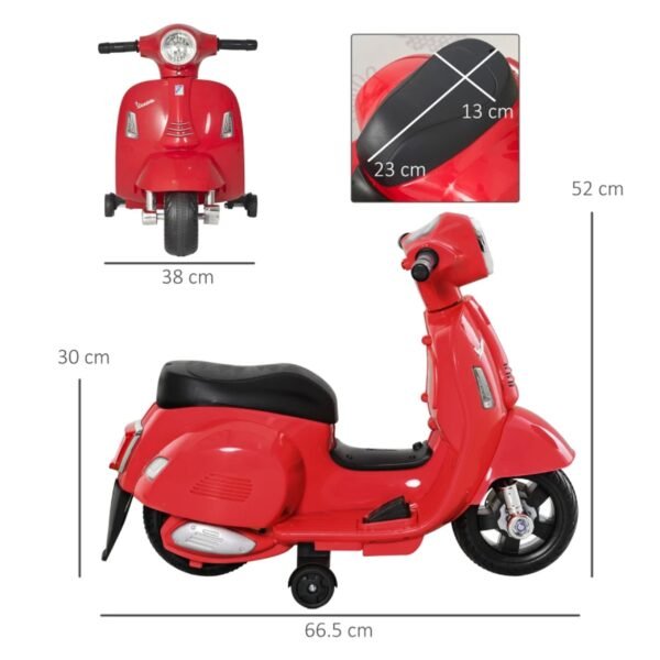 Ciclo Bike Vespa GTS 6V Rosso