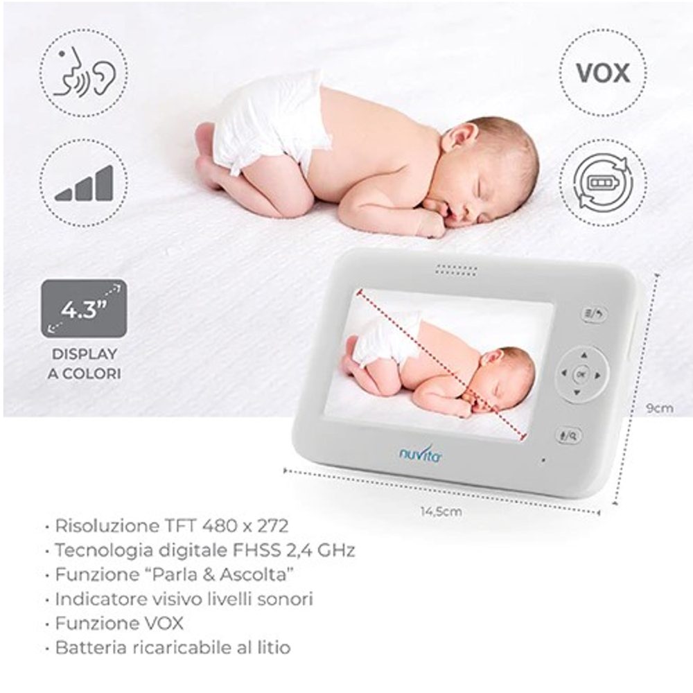Nuvita Baby Monitor con Video Digitale