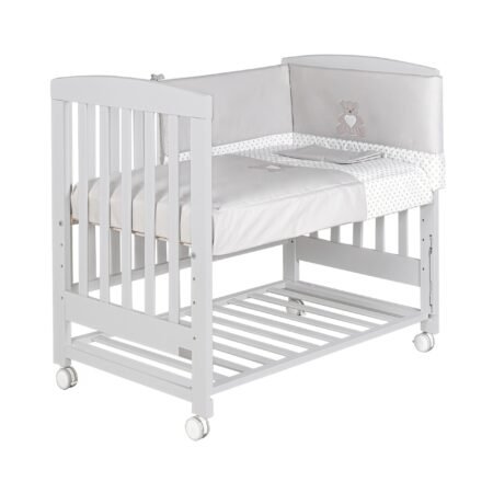 Picci Microletto Co-Sleeping con Materasso e Set Tessile Bonnie Tortora