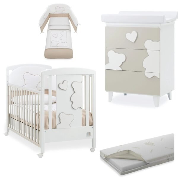 Italbaby Cameretta Matisse Bianco Choco