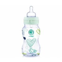 J Bimbi Biberon Antiotite E Anticoliche 330 Ml Verde Acqua