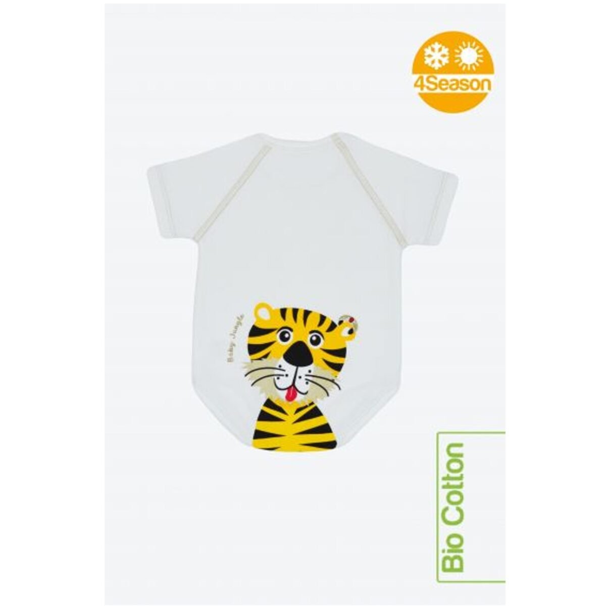 JBimbi Body Neonato Cotone Biologico Tigre