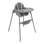 Kikkaboo Seggiolone Highchair 2in1 Jammy Grey