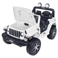 Ciclo Bike Macchina Elettrica Jeep Rubicon 12V Bianco