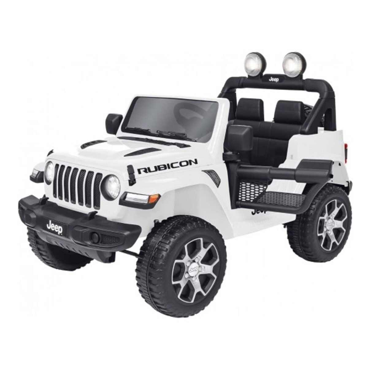 Ciclo Bike Macchina Elettrica Jeep Rubicon 12V Bianco